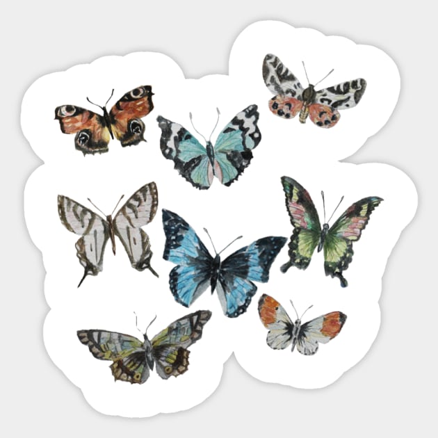 Butterflies Sticker by AleksandraHurson
